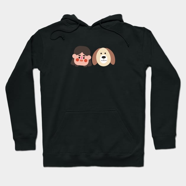Just A Girl And Her Dog Hoodie by waoeclub